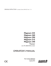 Case Magnum 235 Operator's Manual