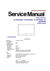 Panasonic TH-42PV600M Service Manual