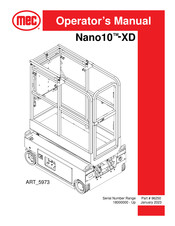 Mec Nano10-XD Operator's Manual