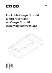 Ca Go Lockable Cargo Box Lid Assembly Instructions Manual