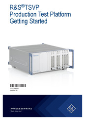 Rohde & Schwarz TSVP Getting Started