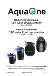 AquaOne CPF 20000 Instruction Manual