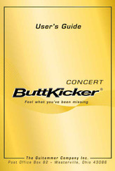 Guitammer ButtKicker Concert User Manual