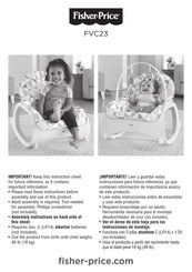Fisher-Price FVC23 Instruction Sheet