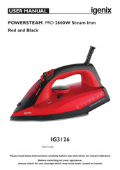 iGenix POWERSTEAM PRO IG3126 User Manual
