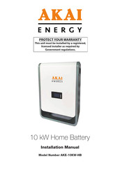 Akai AKE-10KW-HB Installation Manual