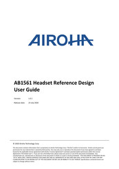 Airoha AB1561 Reference Design Manual