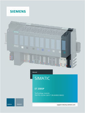 Siemens SIMATIC ET 200SP Manual