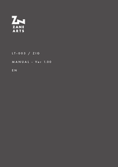 ZANE ARTS ZIG Manual
