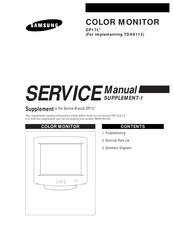 Samsung DP17L Series Service Manual