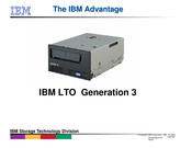 IBM LTO Generation 3 Instruction Manual