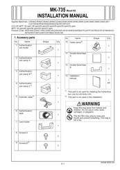 Konica Minolta MK-735 Installation Manual