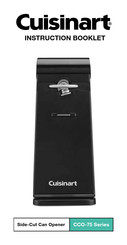 CUISINART CCO-40BC SERIES INSTRUCTION BOOKLET Pdf Download