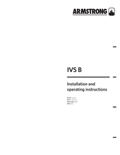 Armstrong IVS B Installation And Operating Instructions Manual