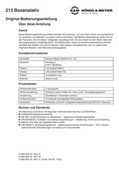 Konig & Meyer 21300-082-55 Manual