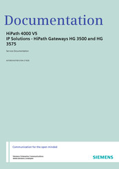 Siemens HG 3500 V4 Service Manual