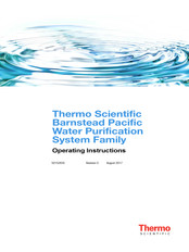 Thermo Scientific Barnstead Pacific TII 7 UV Operating Instructions Manual