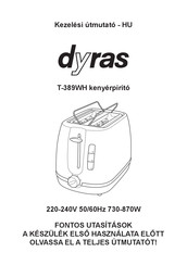 dyras T-389WH Instruction Manual