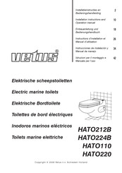 Vetus HATO224B Installation Instructions And Operation Manual