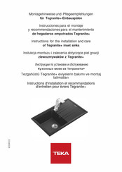 Teka Tegranite+ Instruction For The Installation