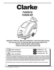 Clarke 01602A Operator's Manual