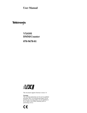 Tektronix VX4101 User Manual