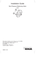 Kohler K-308 Installation Manual