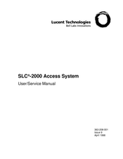 Lucent Technologies SLC-2000 Access System Central Office Terminal User & Service Manual