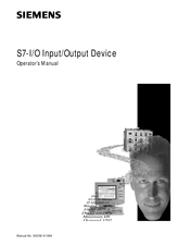 Siemens S7-I/O Operator's Manual