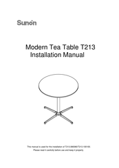 SUNON T213 Installation Manual