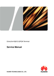 Huawei EchoLife HG813 Service Manual