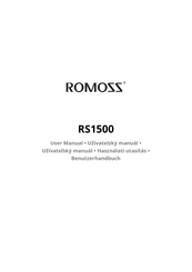 Romoss RS1500 User Manual