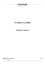 Bibby Sterilin Techne TC-3000 Operator's Manual