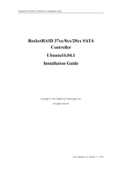 HighPoint RocketRAID 8 Series Installation Manual