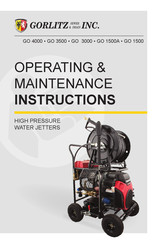 Gorlitz GO 1500A Operating & Maintenance Instructions