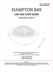 Hampton Bay FP20902 Use And Care Manual