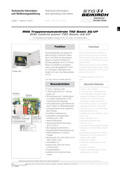 STG-BEIKIRCH TRZ Basic 2A/UP Technical Information And Operating Instruction