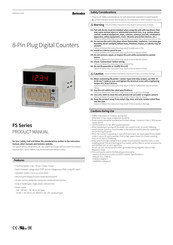 Autonics FS Series Product Manual