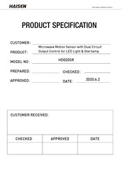 HAISEN HD020SR Product Specification