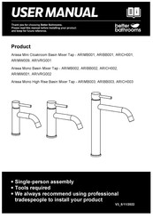 Better Bathrooms Arissa ARICH001 User Manual