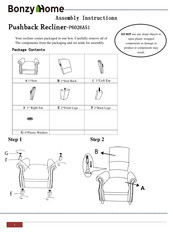 Bonzy Home P6026A51 Assembly Instructions