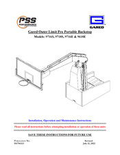 Gared PSS 9716S Manual