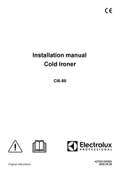 Electrolux CI6-80 Installation Manual