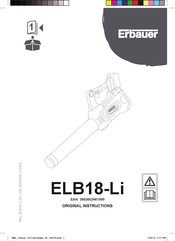 Erbauer ELB18-Li Original Instructions Manual