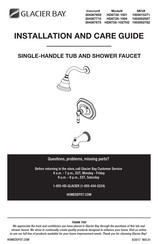 Glacier bay HD873X-1004 Installation And Care Manual