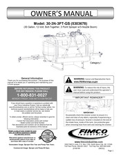 Fimco 30-3N-3PT-GS Owner's Manual