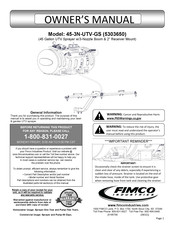 Fimco 5303650 Owner's Manual