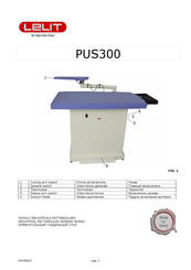 Lelit PUS300/D Manual