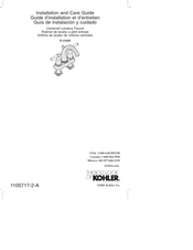 Kohler K-13490 Installation And Care Manual