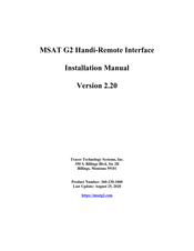 Tracer MSAT G2 Installation Manual